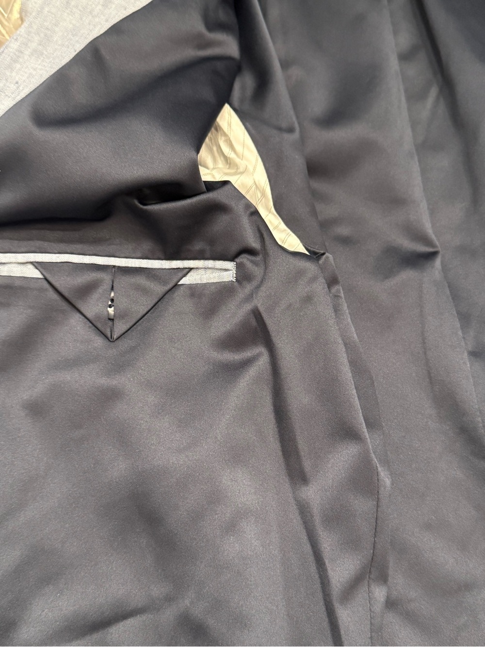Express Light Blue Button-Front Shirt Jacket - Picture 9 of 11